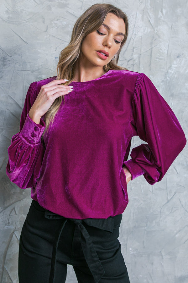 its-your-time-velvet-top Flying Tomato-Sophia's StyleTOPS-1
